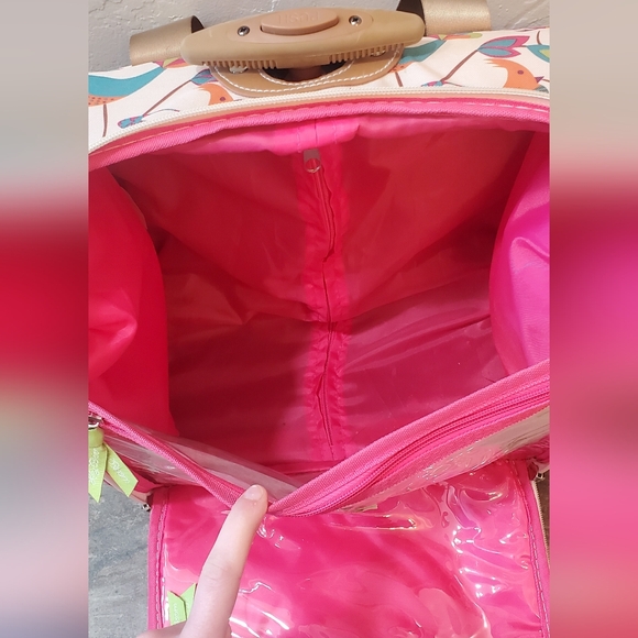 Lily Bloom Multicolor Bird Print Bag - Picture 3 of 4